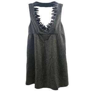 Anna Sui For Target Gray Tweed Jumper Dress Size S